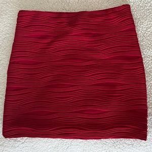 Arden B Red Miniskirt